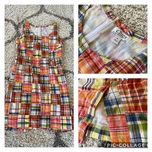 Clues New York collections plaid shift dress